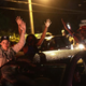 Demonstrators raise their hands Aug. 15, 2014, as they protest the shooting death of Michael Brown in Ferguson, Mo. Brown was killed in broad daylight on Aug. 9, 2014, with witnesses and law enforcement providing conflicting accounts of how the 18-year-old lost his life.
Joshua LOTT/AFP/Getty Images